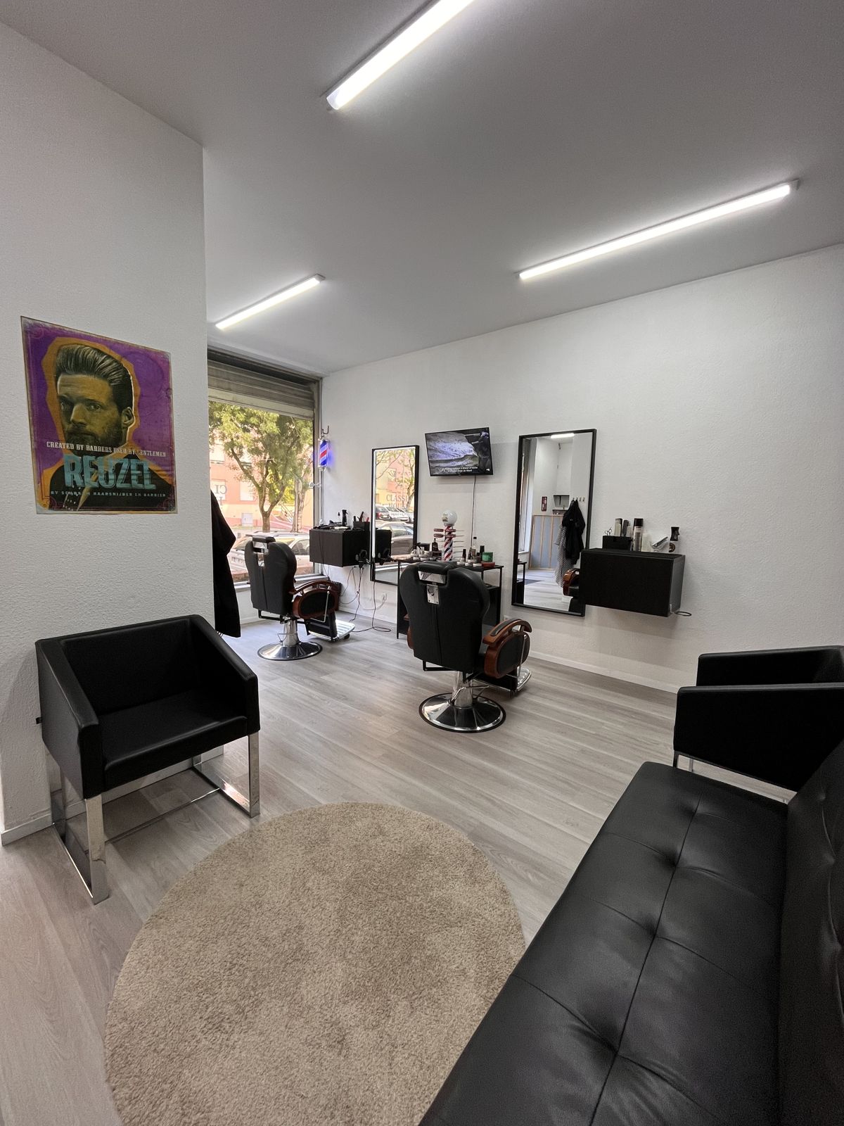 Ambiente da The Classic House Barbearia